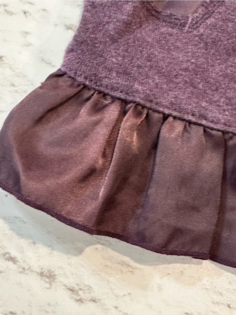 Miniwear Baby Girl 2-Piece Plum Heart Ruffle Outfit Set 0–3 Months